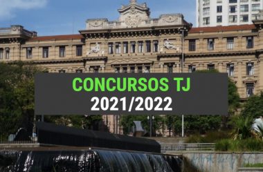 Concursos TJ Previstos para 2021/2022 (Lista Atualizada)